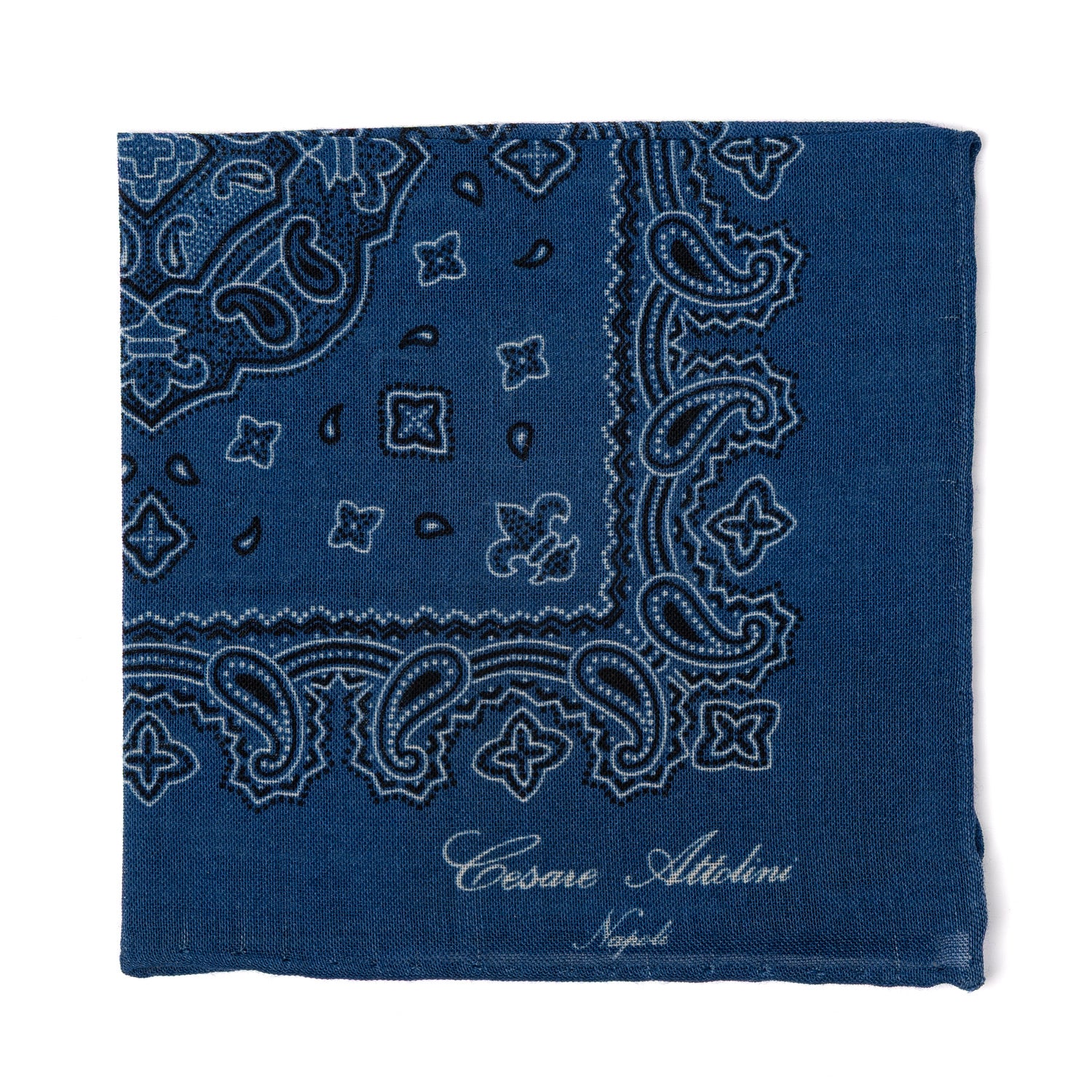 Handkerchief "Cachemire Fiorentina" made from a Luxurious Wool Blend - hand-rolled